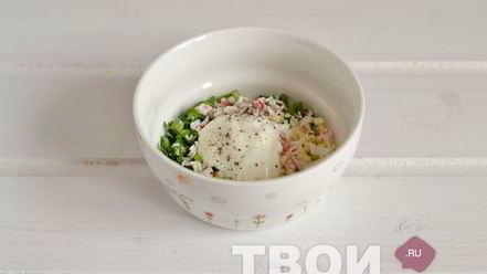 Рецепт яиц, фаршированных крабовым салатом