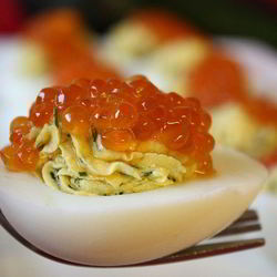 Рецепт Яиц, фаршированных красной рыбой