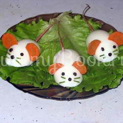 Рецепт Яиц фаршированных Крысята