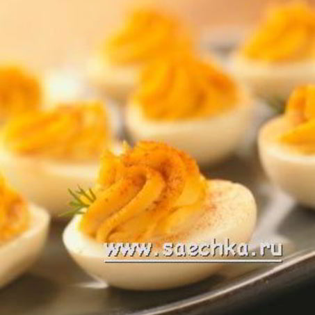 Рецепт Яиц, фаршированных луком