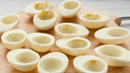 Рецепт яиц, фаршированных паштетом