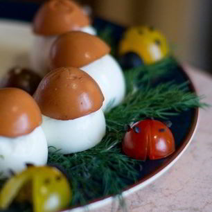 Рецепт Яиц, фаршированных печенью трески