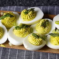 Рецепт Яиц фаршированных спаржей