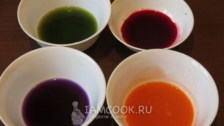 Рецепт яиц фаршированных в цветном желе