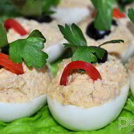 Рецепт Яиц, фаршированных ветчиной