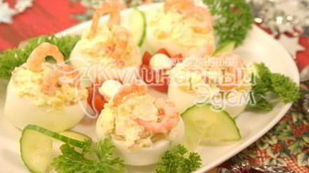 Рецепт закуски фаршированные яйца