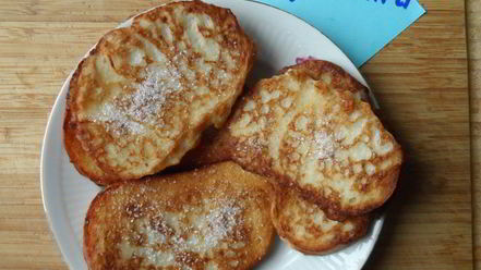 Рецепт банановых гренков