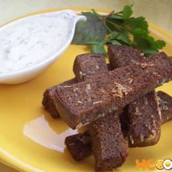 Рецепт Бородинских гренков