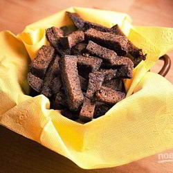 Рецепт Чесночных гренков в духовке к пиву