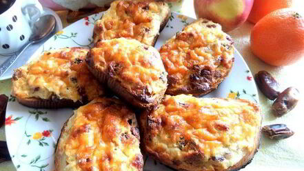 Рецепт горячих творожных гренков