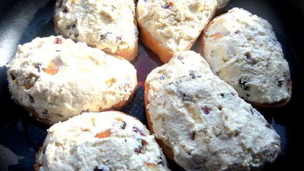 Рецепт горячих творожных гренков