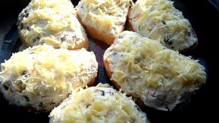 Рецепт горячих творожных гренков