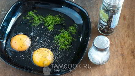 Рецепт гренков из белого хлеба с яйцом