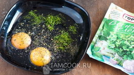 Рецепт гренков из белого хлеба с яйцом