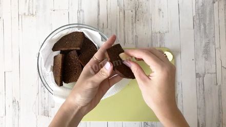 Рецепт гренков из черного хлеба с чесноком