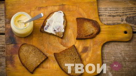 Рецепт гренков из черного хлеба