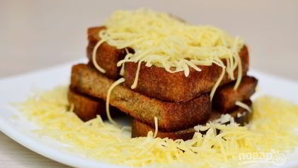 Рецепт Гренков с чесноком и сыром