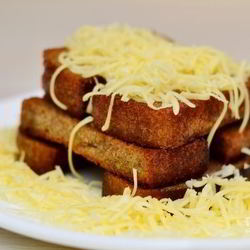 Рецепт Гренков с чесноком и сыром