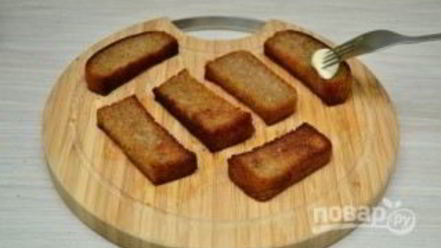 Рецепт гренков с чесноком и сыром