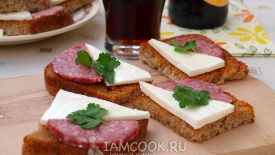 Рецепт гренков с чесноком к пиву