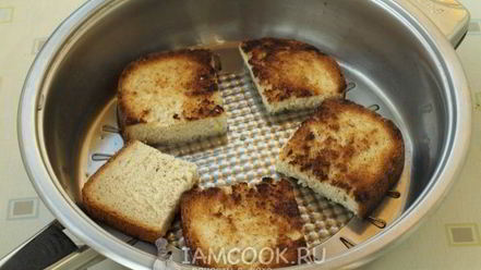 Рецепт гренков с чесноком к пиву