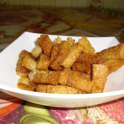 Рецепт Гренков с чесноком в духовке