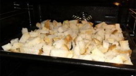 Рецепт гренков с чесноком в духовке