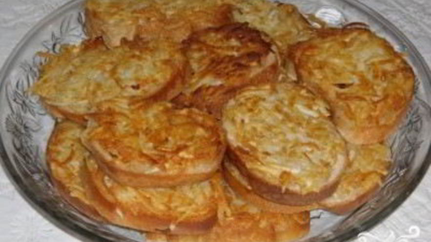 Рецепт гренков с картофелем