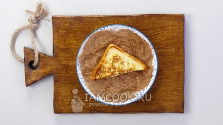 Рецепт гренков с корицей