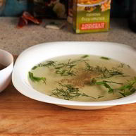 Рецепт Гренков с куриным бульоном