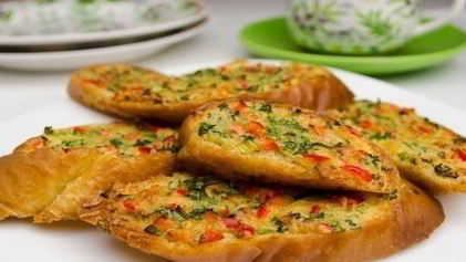 Рецепт Гренков с луком