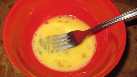 Рецепт гренков с луком