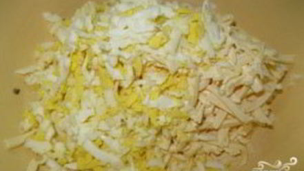 Рецепт гренков с печенью трески