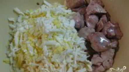 Рецепт гренков с печенью трески