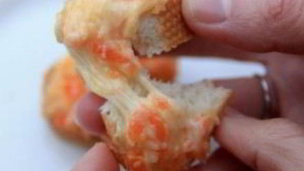 Рецепт гренков с сыром и морковью