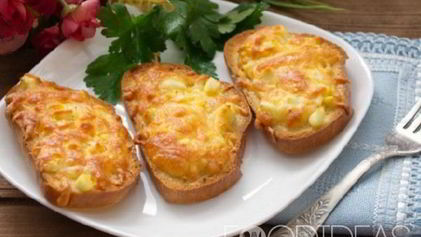 Рецепт Гренков с сыром в духовке