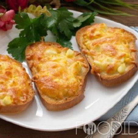 Рецепт Гренков с сыром в духовке