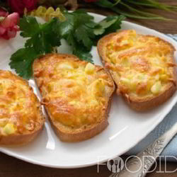 Рецепт Гренков с сыром в духовке