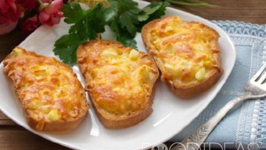 Рецепт гренков с сыром в духовке