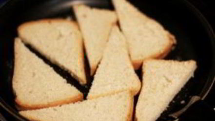 Рецепт гренков с яблоками