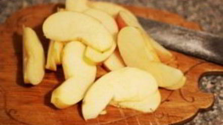 Рецепт гренков с яблоками