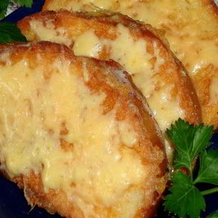 Рецепт Гренков с яйцом и сыром