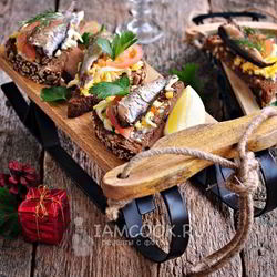 Рецепт Гренков со шпротами