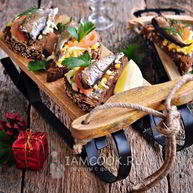 Рецепт Гренков со шпротами