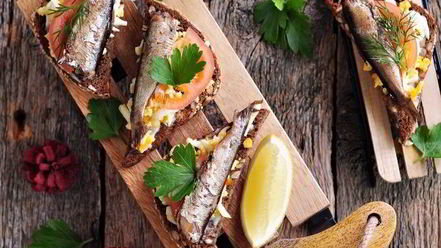 Рецепт гренков со шпротами