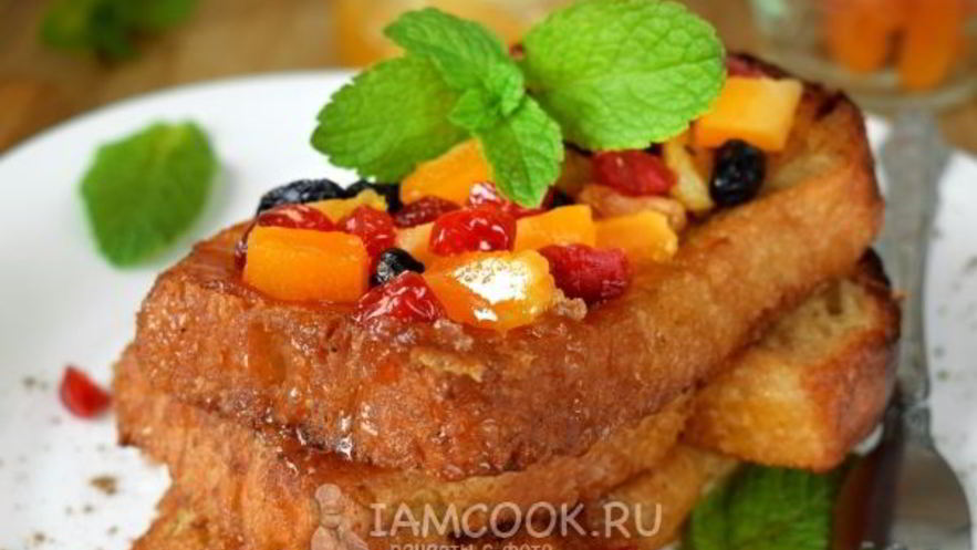 Рецепт гренков в жасминовом чае