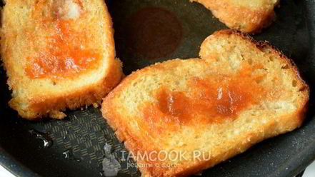 Рецепт гренков в жасминовом чае