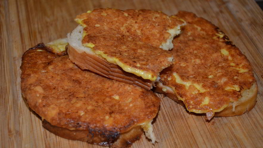 Рецепт сырных гренков