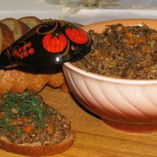 Рецепт Грибной икры из опят