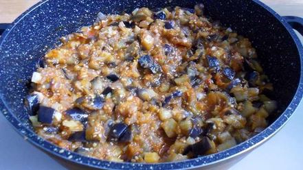 Рецепт икры баклажанной жареной